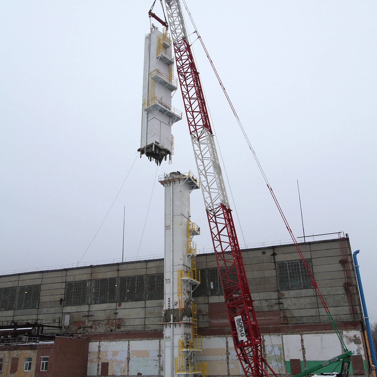 ПАО «КуйбышевАзот», "Строительство комплекса для установок по разделению воздуха и вспомогательного оборудования"